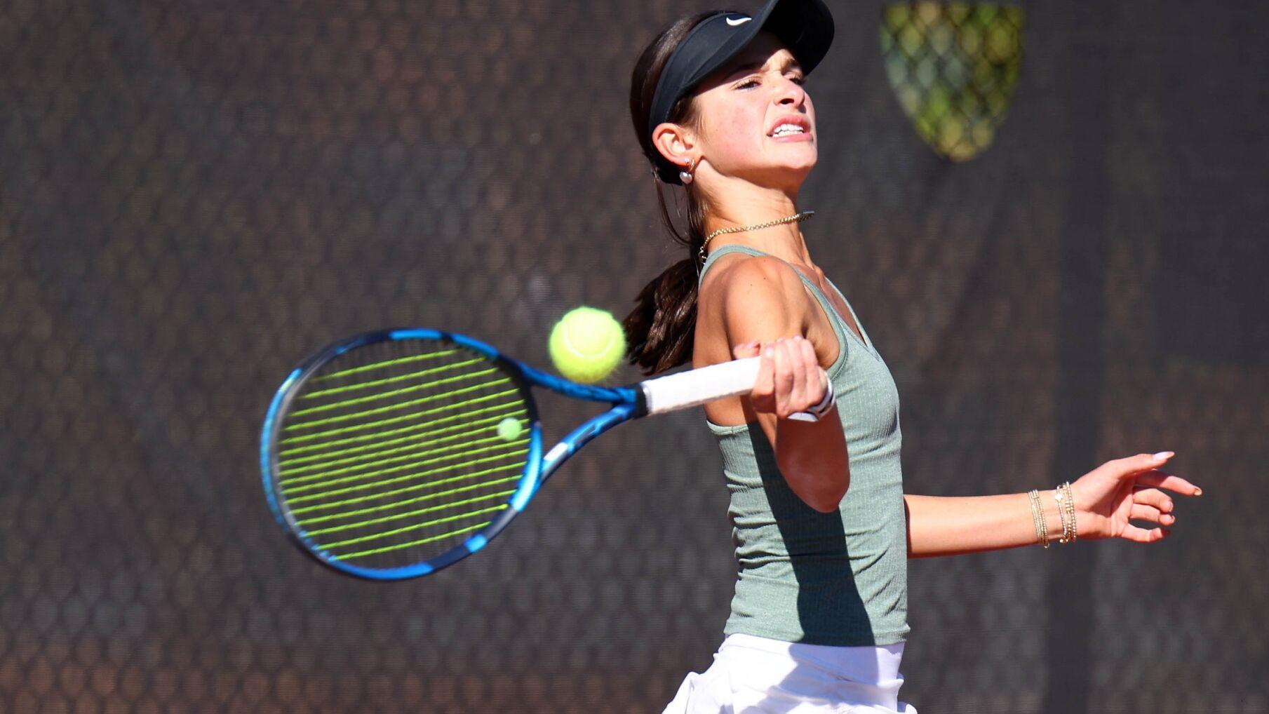 Playing No. 1, Adelyn Gross led St. Joseph’s to girls tennis state championship No. 19